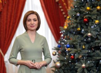 По данным социологов, большая часть молдаван пропустила новогоднее выступление Майи Санду