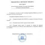 Майя Санду официально закрепила Александра Макидона в кресле Генпрокурора.