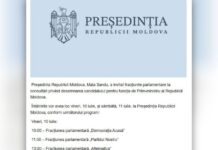 Оппозиция бойкотирует «консультации» Санду после отставки Мунтяну.